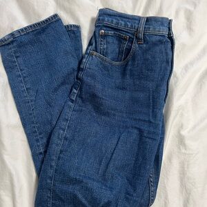 Abercrombie & Fitch Dark Blue Straight Leg Jeans